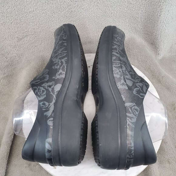 Crocs Shoes Womens Size 10 Black Synthetic Rose Neria Pro II Dual Comfort Clogs - Picture 6 of 12